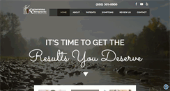 Desktop Screenshot of cornerstonechiropracticrehab.com